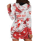 Personalized Sydney Swans Hoodie Dress Aboriginal Pattern with Graffiti Style