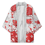 Personalized Sydney Swans Kimono Aboriginal Pattern with Graffiti Style