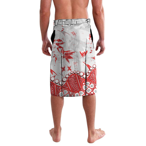 Personalized Sydney Swans Lavalava Aboriginal Pattern with Graffiti Style