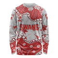 Personalized Sydney Swans Long Sleeve Shirt Aboriginal Pattern with Graffiti Style