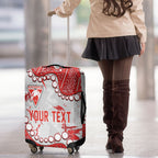 Personalized Sydney Swans Luggage Cover Aboriginal Pattern with Graffiti Style