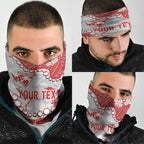 Personalized Sydney Swans Neck Gaiter Aboriginal Pattern with Graffiti Style
