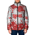 Personalized Sydney Swans Padded Jacket Aboriginal Pattern with Graffiti Style
