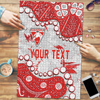 Personalized Sydney Swans Puzzle Aboriginal Pattern with Graffiti Style