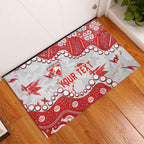 Personalized Sydney Swans Rubber Doormat Aboriginal Pattern with Graffiti Style