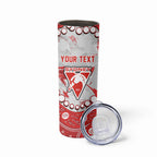 Personalized Sydney Swans Skinny Tumbler Aboriginal Pattern with Graffiti Style