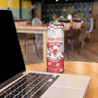 Personalized Sydney Swans Skinny Tumbler Aboriginal Pattern with Graffiti Style