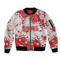 Personalized Sydney Swans Sleeve Zip Bomber Jacket Aboriginal Pattern with Graffiti Style