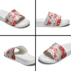 Personalized Sydney Swans Slide Sandals Aboriginal Pattern with Graffiti Style
