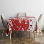 Personalized Sydney Swans Tablecloth Aboriginal Pattern with Graffiti Style