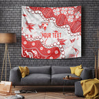Personalized Sydney Swans Tapestry Aboriginal Pattern with Graffiti Style