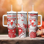 Personalized Sydney Swans Tumbler With Handle Aboriginal Pattern with Graffiti Style