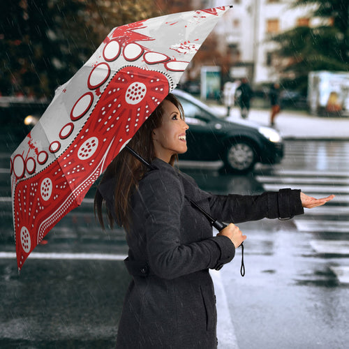 Personalized Sydney Swans Umbrella Aboriginal Pattern with Graffiti Style
