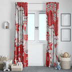 Personalized Sydney Swans Window Curtain Aboriginal Pattern with Graffiti Style