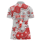 Personalized Sydney Swans Women Polo Shirt Aboriginal Pattern with Graffiti Style