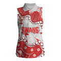 Personalized Sydney Swans Women Sleeveless Polo Shirt Aboriginal Pattern with Graffiti Style