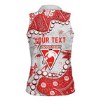 Personalized Sydney Swans Women Sleeveless Polo Shirt Aboriginal Pattern with Graffiti Style