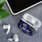 Personalized West Coast Eagles AirPods Case Aboriginal Pattern with Graffiti Style