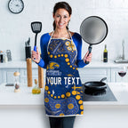 Personalized West Coast Eagles Apron Aboriginal Pattern with Graffiti Style