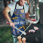 Personalized West Coast Eagles Apron Aboriginal Pattern with Graffiti Style