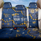 Personalized West Coast Eagles Back Car Seat Cover Aboriginal Pattern with Graffiti Style