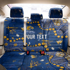 Personalized West Coast Eagles Back Car Seat Cover Aboriginal Pattern with Graffiti Style