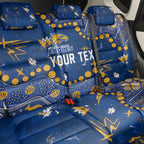 Personalized West Coast Eagles Back Car Seat Cover Aboriginal Pattern with Graffiti Style