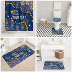 Personalized West Coast Eagles Bathroom Set Aboriginal Pattern with Graffiti Style