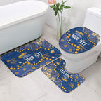 Personalized West Coast Eagles Bathroom Set Aboriginal Pattern with Graffiti Style