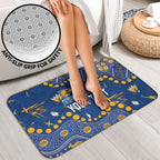 Personalized West Coast Eagles Bathroom Set Aboriginal Pattern with Graffiti Style