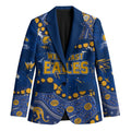 Personalized West Coast Eagles Blazer Aboriginal Pattern with Graffiti Style