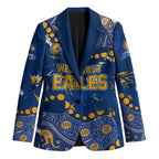 Personalized West Coast Eagles Blazer Aboriginal Pattern with Graffiti Style