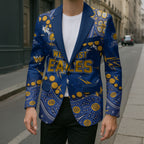 Personalized West Coast Eagles Blazer Aboriginal Pattern with Graffiti Style
