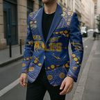 Personalized West Coast Eagles Blazer Aboriginal Pattern with Graffiti Style