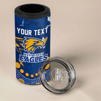 Personalized West Coast Eagles 4 in 1 Can Cooler Tumbler Aboriginal Pattern with Graffiti Style