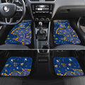 Personalized West Coast Eagles Car Mats Aboriginal Pattern with Graffiti Style