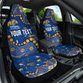 Personalized West Coast Eagles Car Seat Cover Aboriginal Pattern with Graffiti Style