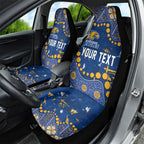 Personalized West Coast Eagles Car Seat Cover Aboriginal Pattern with Graffiti Style