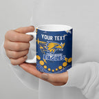 Personalized West Coast Eagles Ceramic Mug Aboriginal Pattern with Graffiti Style