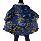 Personalized West Coast Eagles Cloak Aboriginal Pattern with Graffiti Style