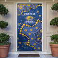 Personalized West Coast Eagles Door Cover Aboriginal Pattern with Graffiti Style