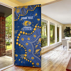 Personalized West Coast Eagles Door Cover Aboriginal Pattern with Graffiti Style