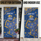 Personalized West Coast Eagles Door Cover Aboriginal Pattern with Graffiti Style