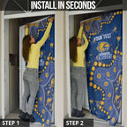 Personalized West Coast Eagles Door Cover Aboriginal Pattern with Graffiti Style