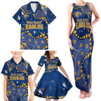 Personalized West Coast Eagles Family Matching Tank Maxi Dress and Hawaiian Shirt Aboriginal Pattern with Graffiti Style