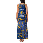Personalized West Coast Eagles Family Matching Tank Maxi Dress and Hawaiian Shirt Aboriginal Pattern with Graffiti Style
