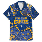 Personalized West Coast Eagles Hawaiian Shirt Aboriginal Pattern with Graffiti Style
