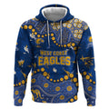 Personalized West Coast Eagles Hoodie Aboriginal Pattern with Graffiti Style