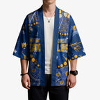 Personalized West Coast Eagles Kimono Aboriginal Pattern with Graffiti Style
