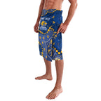 Personalized West Coast Eagles Lavalava Aboriginal Pattern with Graffiti Style